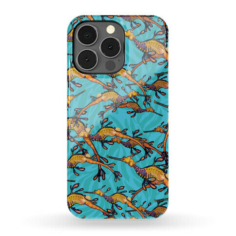 Weedy Sea Dragon Nautical Pattern Phone Case